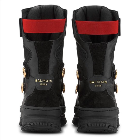 Balmain Deva Boxing Combat Sneaker Boots - Picture 2 of 14